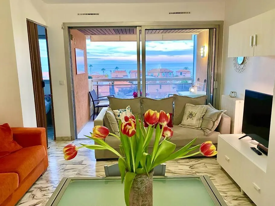 2 Room Flat With Sea View, Private Parking, Swimming Pool, And Ac contacts