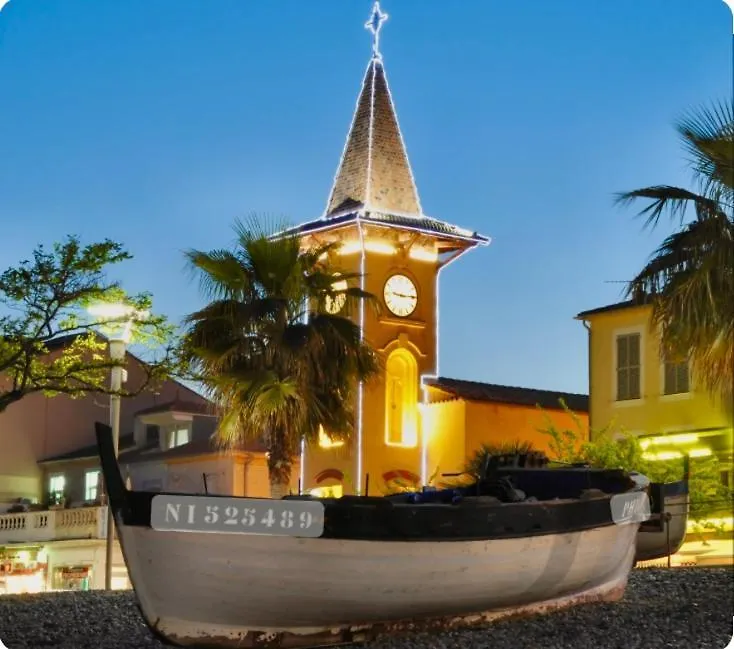 Apartment 2 Room Flat With Sea View, Private Parking, Swimming Pool, And Ac Cagnes-sur-Mer